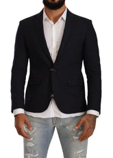 Domenico Tagliente Black Single Breasted One Button Suit Jacket -   -  Domenico Tagliente.